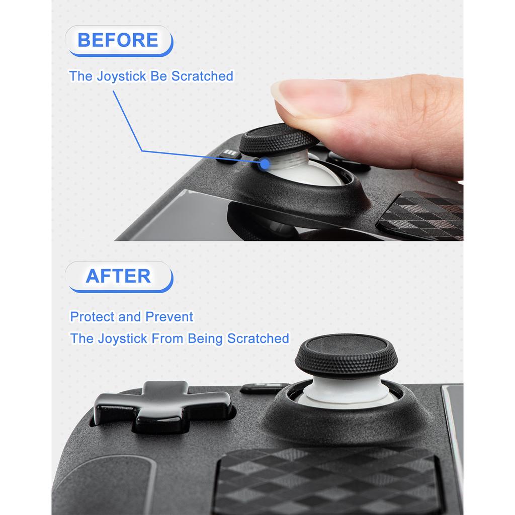 40 шт. эластичное защитное кольцо для джойстика невидимое кольцо силиконовое кольцо чехол для Steam Deck / PS5 / PS4 / Switch PRO контроллер