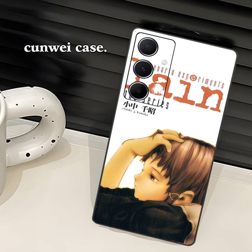Чехол для телефона с рисунком Serial Experiments Lain для Samsung S 24 Fe 25 Ultra Plus 20 Lite 21 30 22 23 24 22 Ultra 5G Fundas