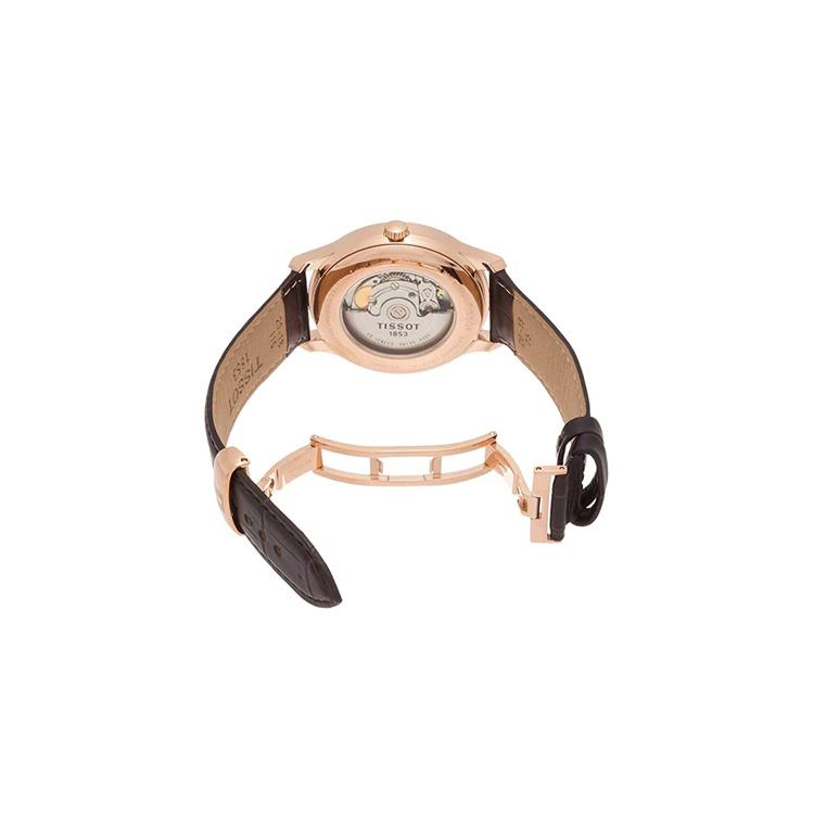Tissot Коллекция Junya Автоматический Механический Механизм Мужские Часы Часы 40мм Кофейный Циферблат T063.428.36.068.00