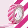 Masking Tape MT Stripes Fuchsia - Stripe Magenta