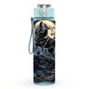 1PC Black Wolf Moon Night Dark Art Print 750ml Color Plastic Sports Water Bottle Leakproof Flip Straw Lid Suitable for Sports Office Home Use