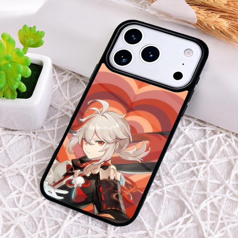 Kaedehara Kazuha Genshin Impact Phone Case for iPhone 17 Air 16 15 11 12 14 13 Pro Max Shockproof Cover