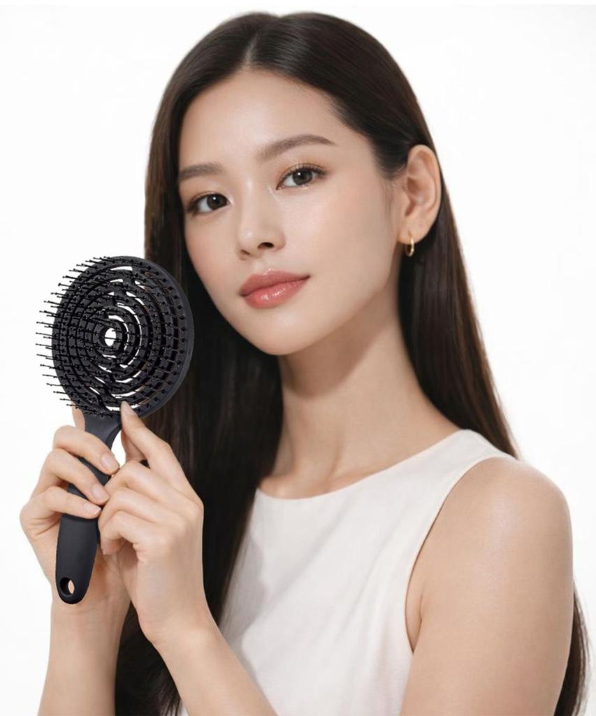 Domestically produced scalp scrub shampoo brush