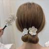 Women Girls Shell Flower Magic Bun Maker Flower Bud Head Bun Maker Pearl Hair Pin Dish Artifact Hair Styling Braiders Scrunchie