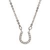 Pure Titanium Magnetic Necklace Pure Loop Oz Horseshoe Type Designated Medical Device Relieve Shoulder Stiffness Stylish Chain Fatigue Recovery [Pure