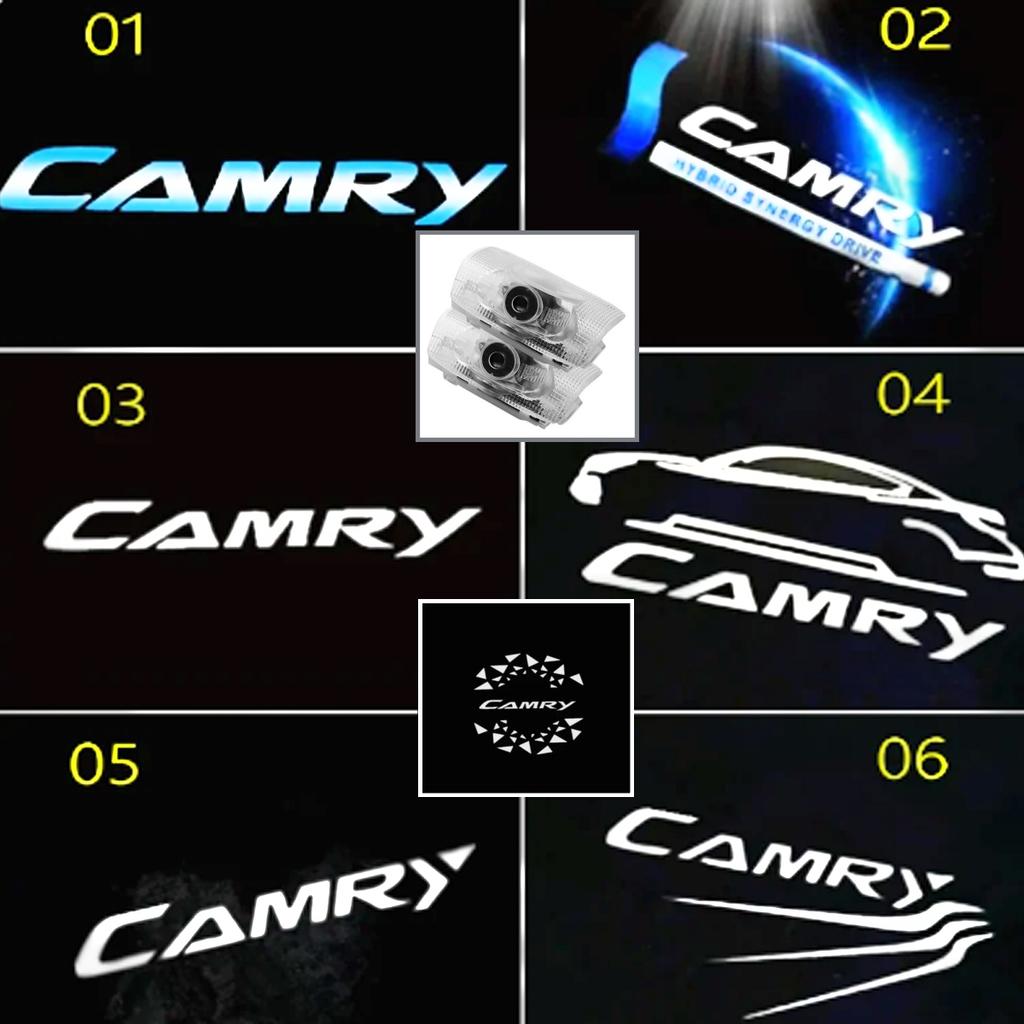 2Pcs For Toyota Camry 2006--2021 Door Welcome Light Plug Play  Logo HD Projection Super Bright Personalized patterns