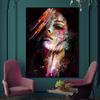 Modern Abstract Watercolor Women Wall Art Pictures Canvas Painting Posters and Prints Quadros for Living Room Decoration Cuadros