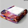 DRAGONBall Print Flannel Blanket High Quality Warm Comfortable Cover for All Seasons Perfect for Gifts Home Decor
