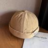 Модный цвет Однотонный Декор букв Нейтральная Повседневная Куполообразная шляпа на осень