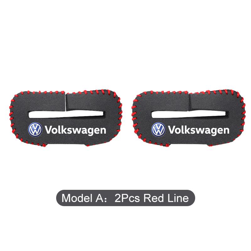 Car Logo Seat Safety Belt Buckle Cover Interior Accessories For VW Golf Polo Tiguan Touran Jetta Passat CC T5 GTI Magotan Arteon Up7