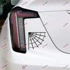 Corner Spider Web Cobweb Decal Sticker Vinyl - 2 Pack Black, 4 Inches - No Background for Car Boat Laptop
