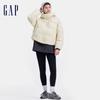 GAP Women's Stand Collar Hooded Down Jacket