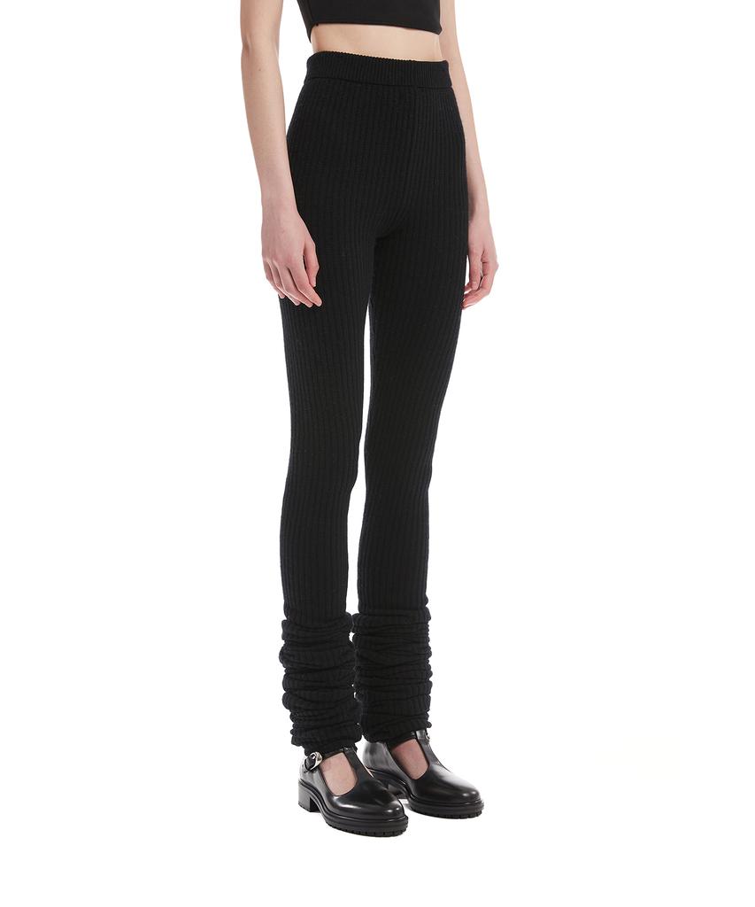 TRUNK PROJECT Black Knit Leggings