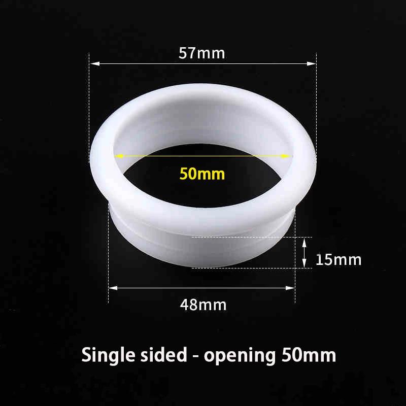 Plug Single/Double-Sided Plastic Water Outlet Drain Ring Water Pipe Hole Cover Decorative Cover Drain Ring Opening Cover Plug