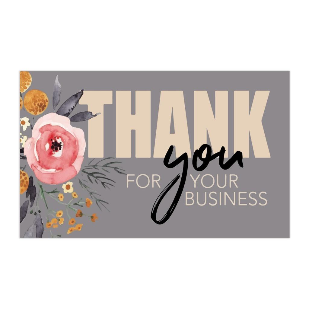 30/50 шт. Спасибо за ваш заказ. Черно-белые открытки для поддержки бизнеса. Поздравительная открытка для украшения небольшого магазина.