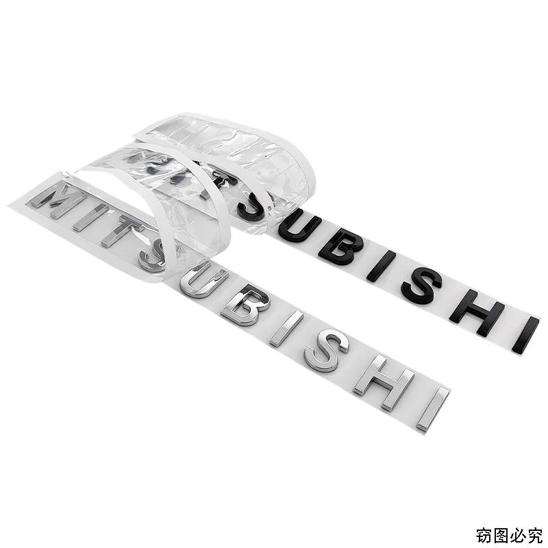 36CM ABS Car Front Rear Trunk Emblem for Mitsubishi Lancer Pajero ASX Outlander Eclipse Cross Galant Mirage L200 Colt Stickers