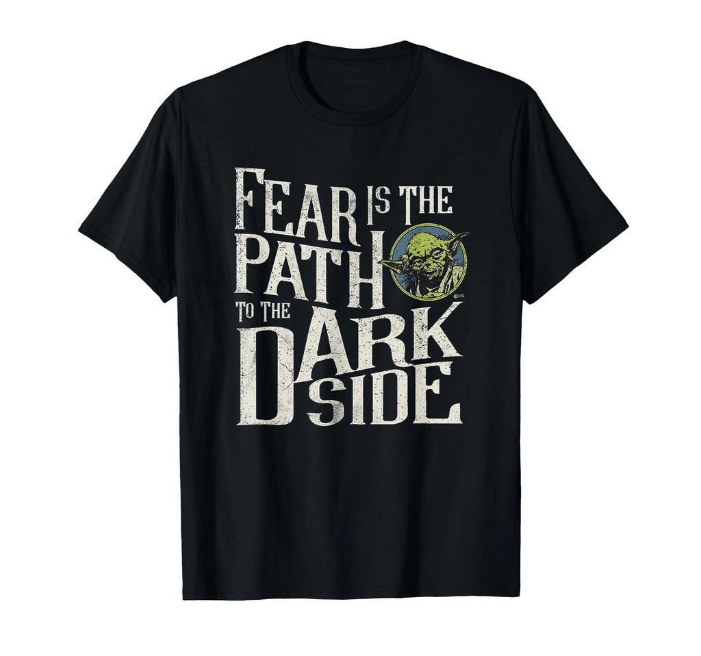 Star Wars Yoda Quote Fear Is The Path To The Dark Side T-Shirt_