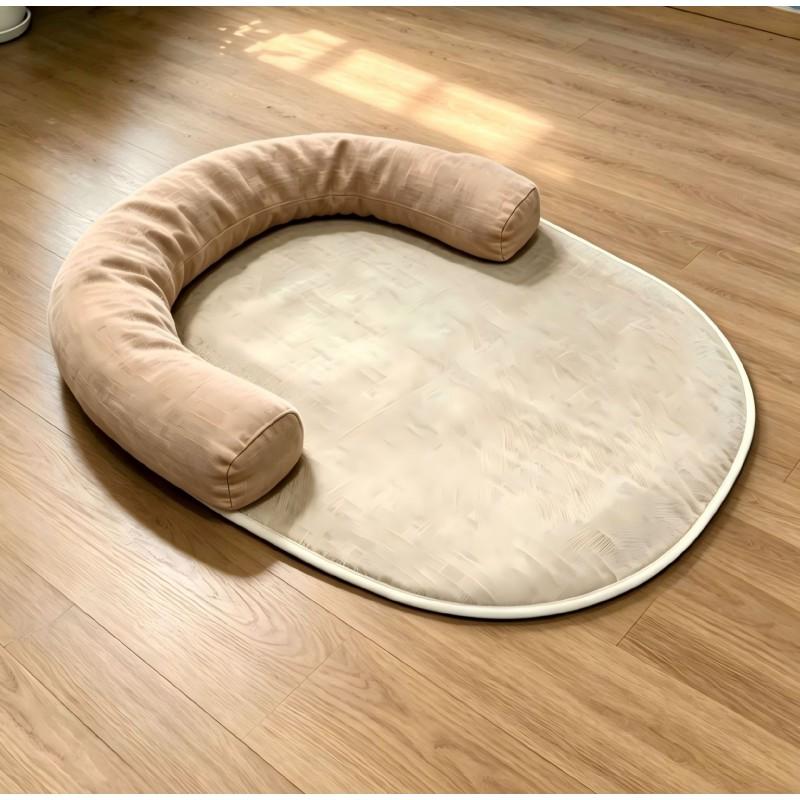 Dog Bed Oval Pillow Non-stick Pet Mat Anti-slip Breathable All Sizes