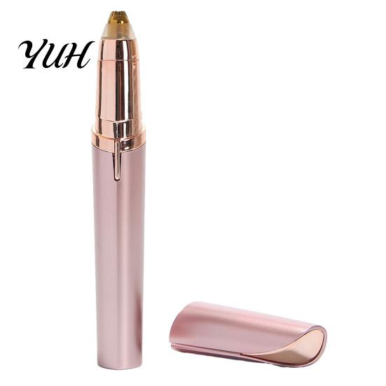 Facial Hair Removal Electric Eyebrow Trimmer for Women, Rechargeable Cordless Painless Grooming Tool Removal, Portable Eye Brow Shaver Razor