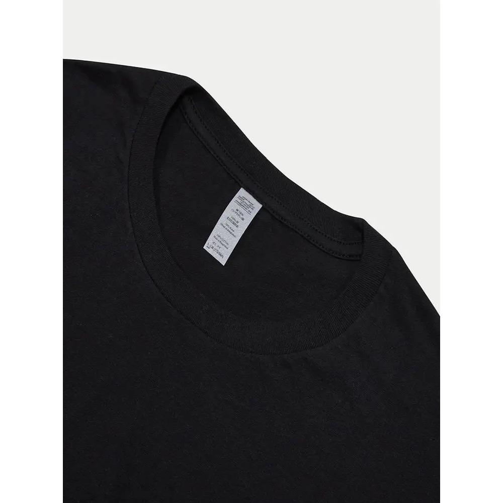 T-Shirt Soft Cotton Breathable Clothes All-Match Comfortable Crewneck Top Summer Cool New Short Sleeve