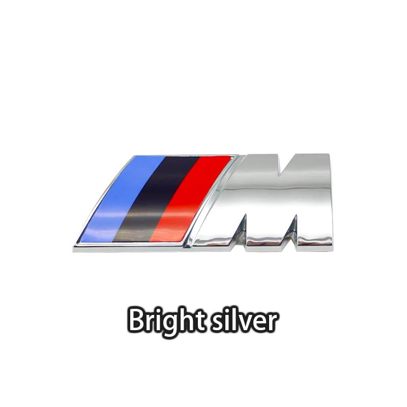 For BMW M E46 E90 E60 New Car Fender Trunk M Logo Badge Emblem Sticker For BMW M M3 M5 M6 X3 E46 E90 F30 G20 E36 E34 G30 Auto Parts Cool Personalized