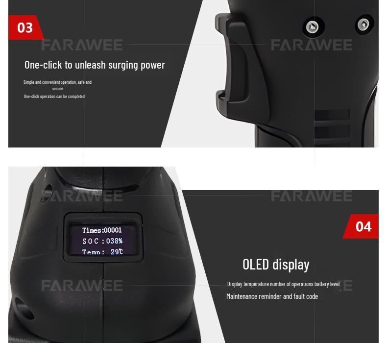 Электрический гидравлический обжимщик для шлангов кондиционера автомобиля, модель OPT-7842