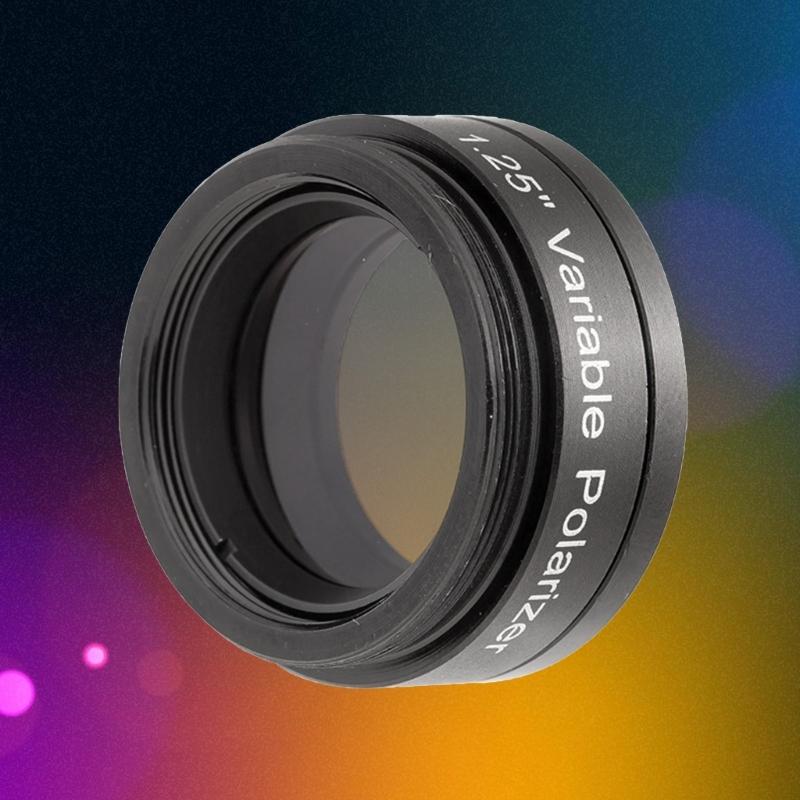 1.25inch Adjustable Linears Polarizing Filter for Telescopes Enhances Contrast and Reduces Glares for Clearer Astronomical