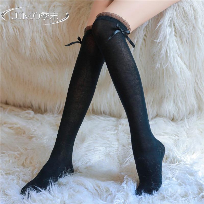 Sexy Lingerie Lace Socks Female Lolita Cute Student College Style Long Tube Knee Socks Female
