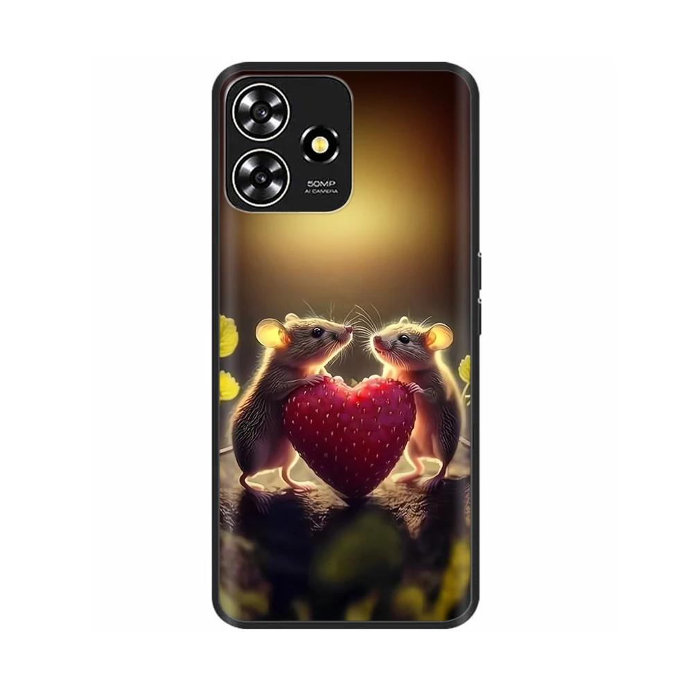 Для ZTE A73 4G Чехол Для ZTE Blade A73 Крышка Мода Черный Защитный Мягкий Силиконовый Чехол для Телефона Для ZTE Blade A73 4G Fundas Coque