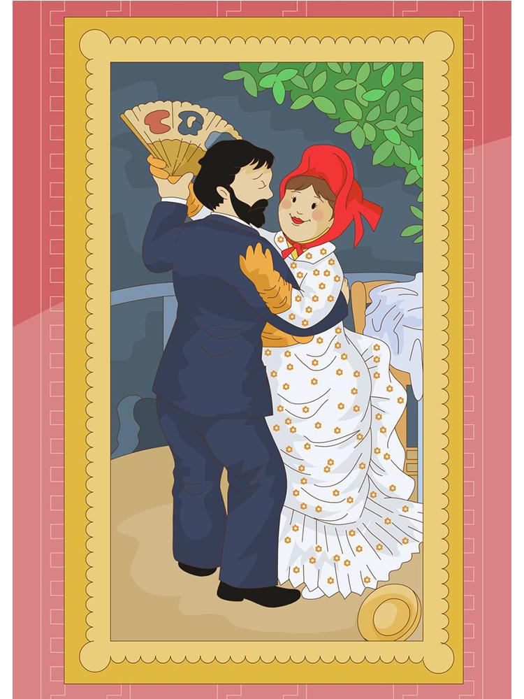 Милая известная картина, мультяшный художественный постер и принты, холст, картины, настенное искусство для гостиной, украшение дома