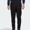 Adidas Solid Color Straight-Leg Drawstring Casual Pants Men Bottoms Black GE0398