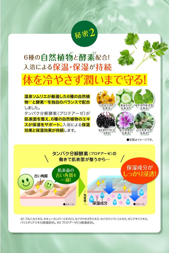 Лечебная ванна Kikirakuyu под контролем горячего источника. Травяные и бикарбонатные добавки для ванны при скованности поясницы и японские травяные добавки для здоровья.