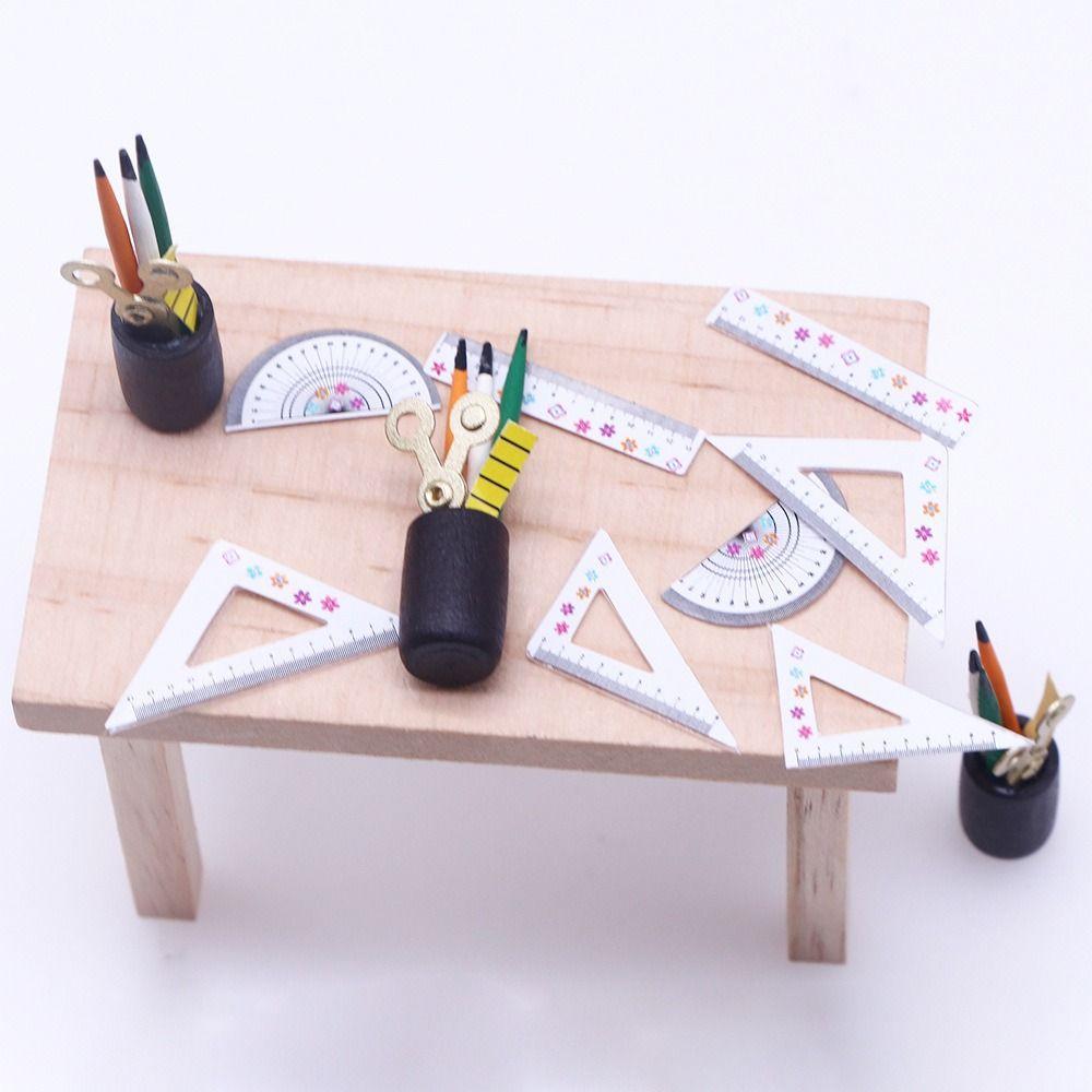 Мини Инструменты для рисования Кукла Канцелярские товары 1:Кукольный домик масштаб 1/12 Письменные принадлежности Вечеринка Фестиваль