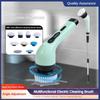 Multifunctional Wireless Electric Cleaning Brush Household Kitchen Spin Scrubber Handheld Powerful Cleaning Tool