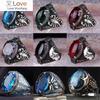 Scorpion Eagle Men's Ring New Punk Party Turquoise Ring Fashion Personality High Quality Business Diamond Jewelry