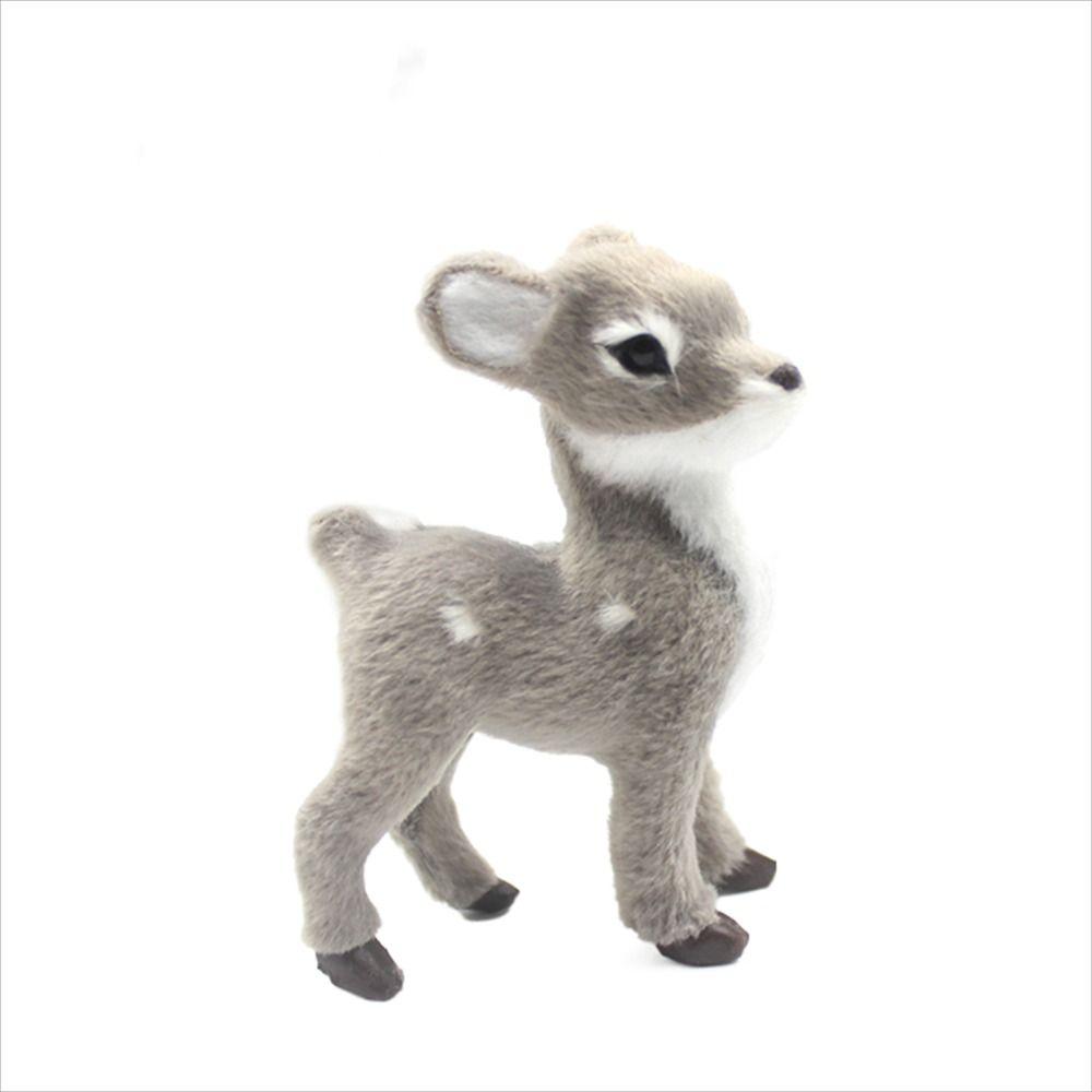 Garden Miniatures Artificial Deer Deer Ornaments Christmas Deer Animal Sika Deer Simulation Deer