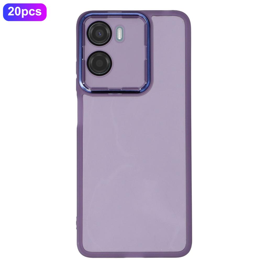 Bulk Purchasing 20Pcs For Motorola Moto G05 4G Case Electroplated Camera Frame TPU Phone Cover Precise Cutouts