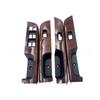 For Nissan Y61 2005 To 2026 Car Door Armrest Upper Panel Trim Window Glass Lift Switch Panel Cover 74232-0K620 Wood Grain