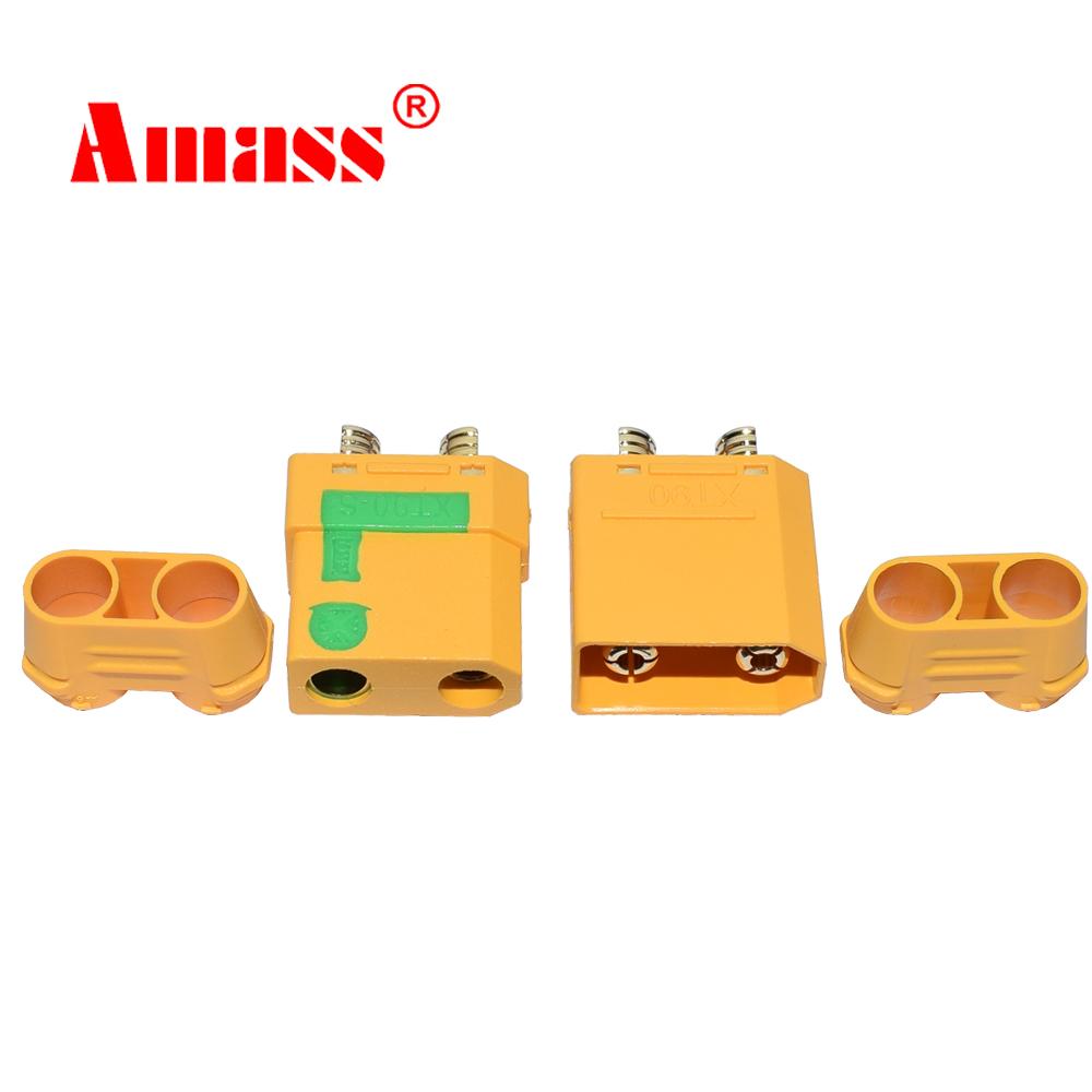 Amass XT90S Connector xt90s anti spark XT90S XT90-S Male Female Motor Adapter for Battery ESC and Charger Lead for RC Car Truck