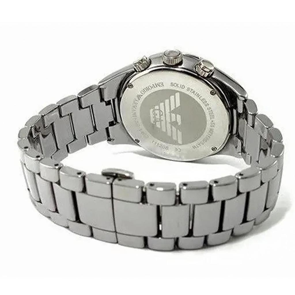 Emporio Armani AR1421 Черные керамические мужские часы с хронографом