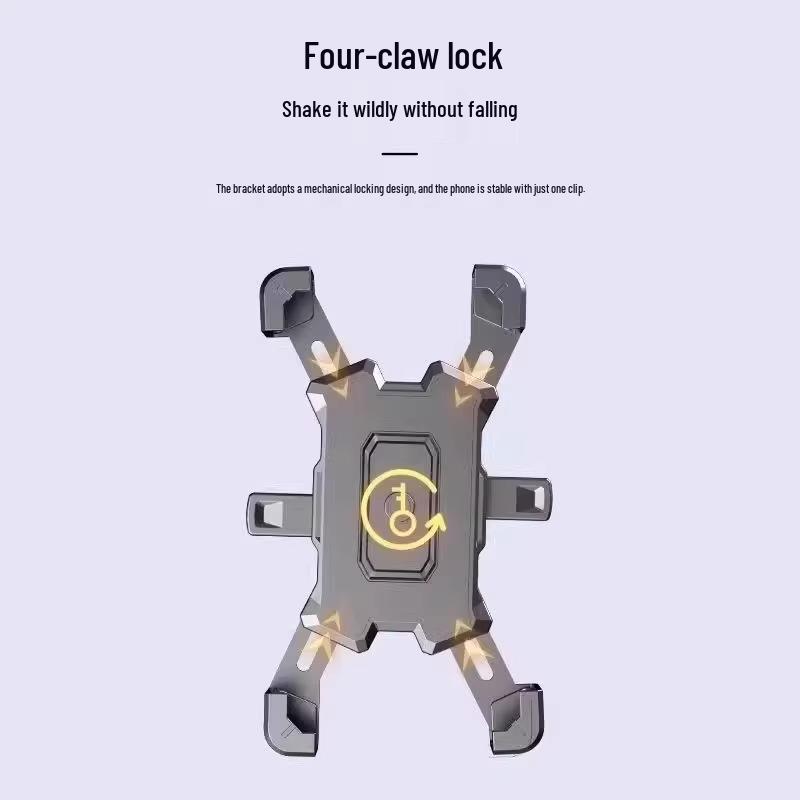 Shockproof Electric Vehicle & Bicycle Phone Mount 2025