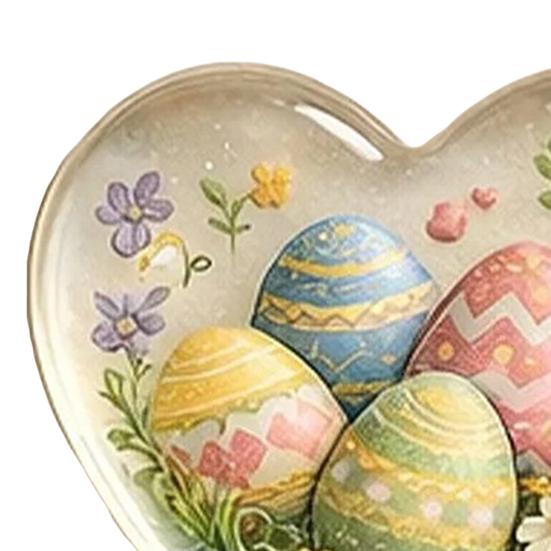 Пасхальный карманный обнимашка с поздравительной открыткой в форме сердца любви, кролик, яйцо, овечка, цветок, карманный обнимашка, жетон, памятный подарок для праздничной вечеринки