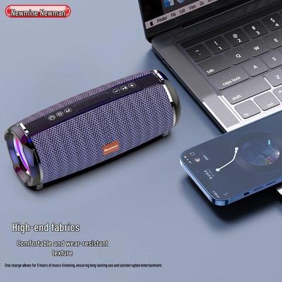 Портативная мини-Bluetooth-колонка Newman BT33, штекер CN (адаптер в комплекте)
