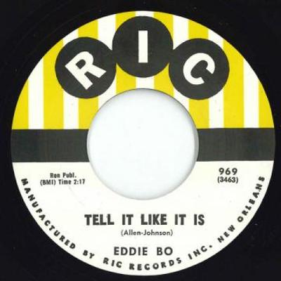 7-дюймовая пластинка EDDIE BO - Tell It Like It Is / Every Dog Got 969 RIC UK 1960 UK Blues