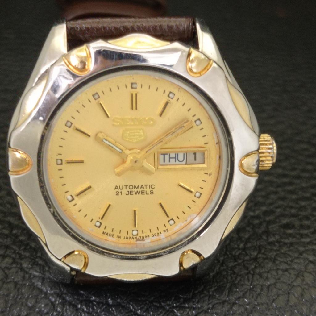 ВИНТАЖНЫЕ ЖЕНСКИЕ АВТОМАТИЧЕСКИЕ ЧАСЫ SEIKO 5 ЯПОНСКИЕ ОРИГИНАЛЬНЫЙ ЦИФЕРБЛАТ a704244-1