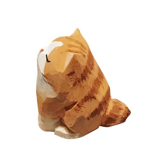 Шикарная коллекционная статуя кота тонкой работы, резьба по дереву