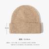 Wool Knitted Hat Women's Autumn and Winter Versatile Warm Big Board Showing Face Small Casual Men's Ear Protective Wool Hat