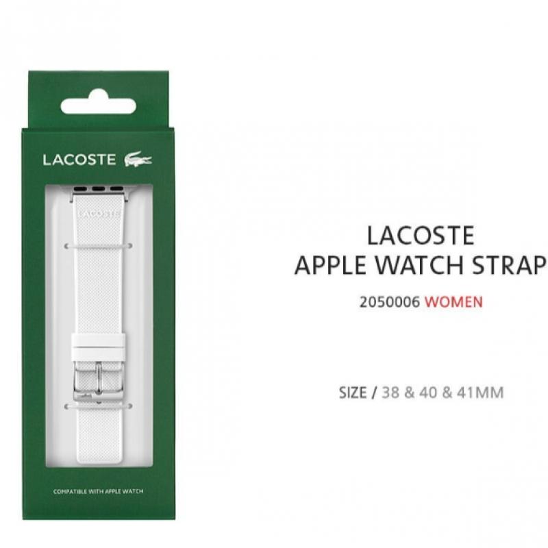 Lacoste Ремешок для Apple Watch Band 9 8 7 6 Se2 Силиконовый Пастельный Цвет Повседневный Универмаг Как Доступно