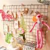 Grid Wall Decoration DIY Hanging Rack Photo Frame Postcards Wall Display Art Storage Basket Home Decor Accessories Storage Rack