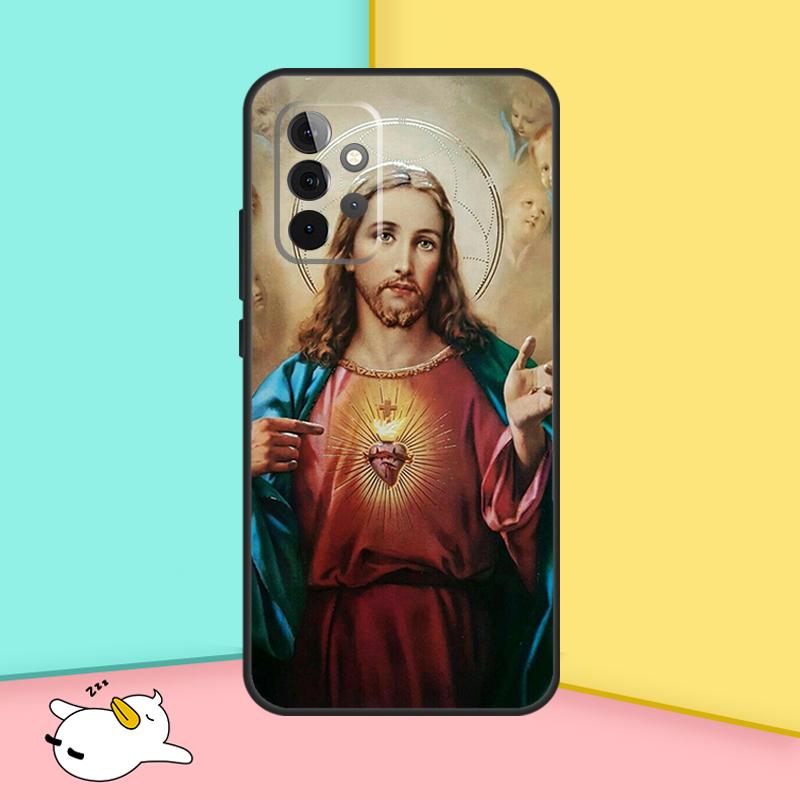 Чехол с изображением Бога Иисуса для Samsung Galaxy A55 A35 A25 A15 A51 A71 A12 A32 A52 A13 A33 A53 A14 A34 A54